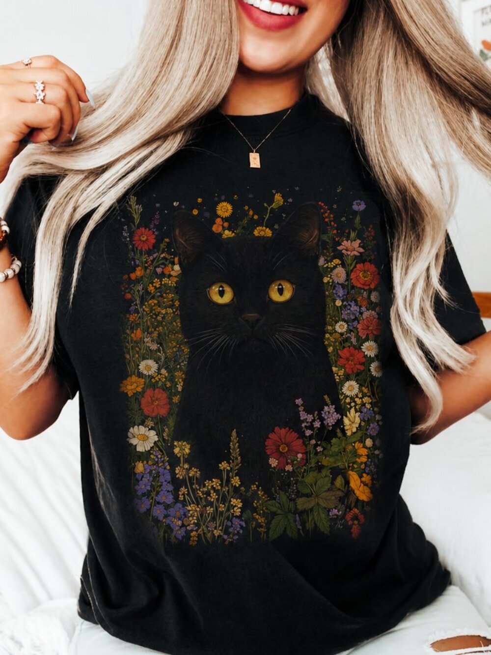 Subtle Protest Cat T-shirt, Feminist Rights Graphic Tee